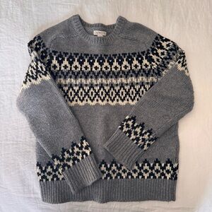 J.Crew boys size medium gray sweater